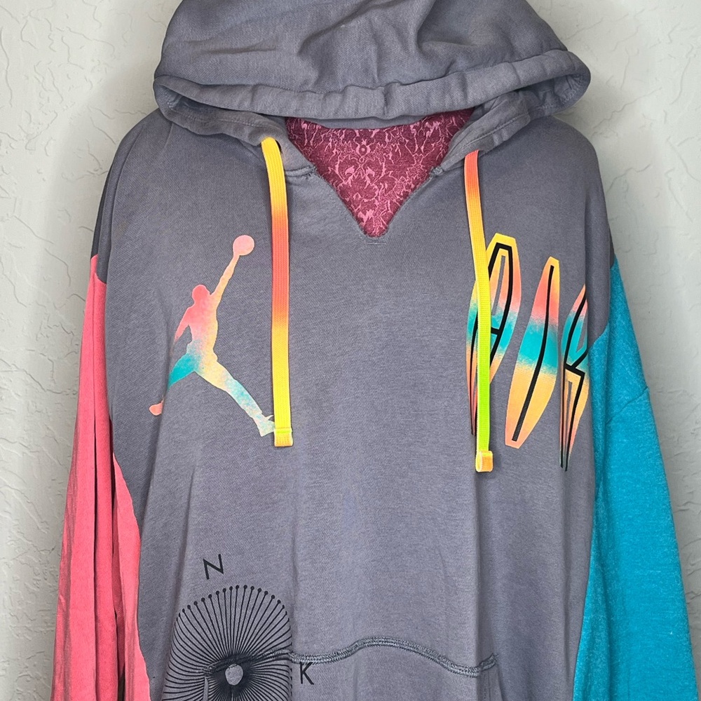 Upcycled Jordan Graphic Hoodie
